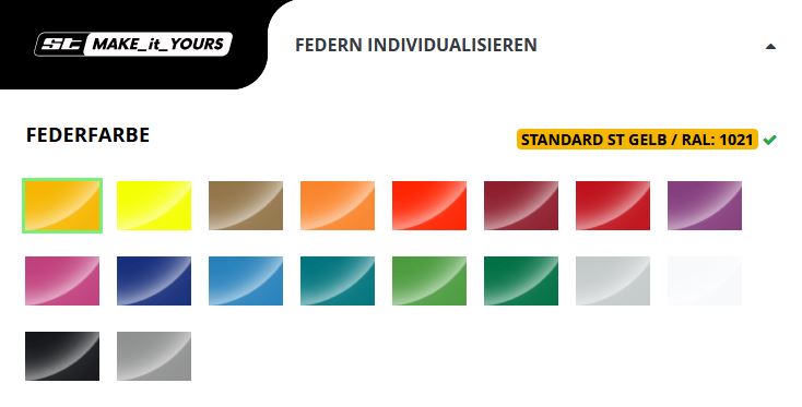 ST SUSPENSION-Gewindefahrwerk ST XA für Abarth