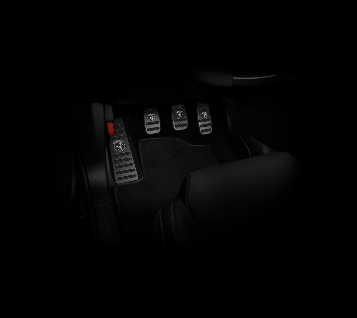 Carbon Pedal-Set Abarth