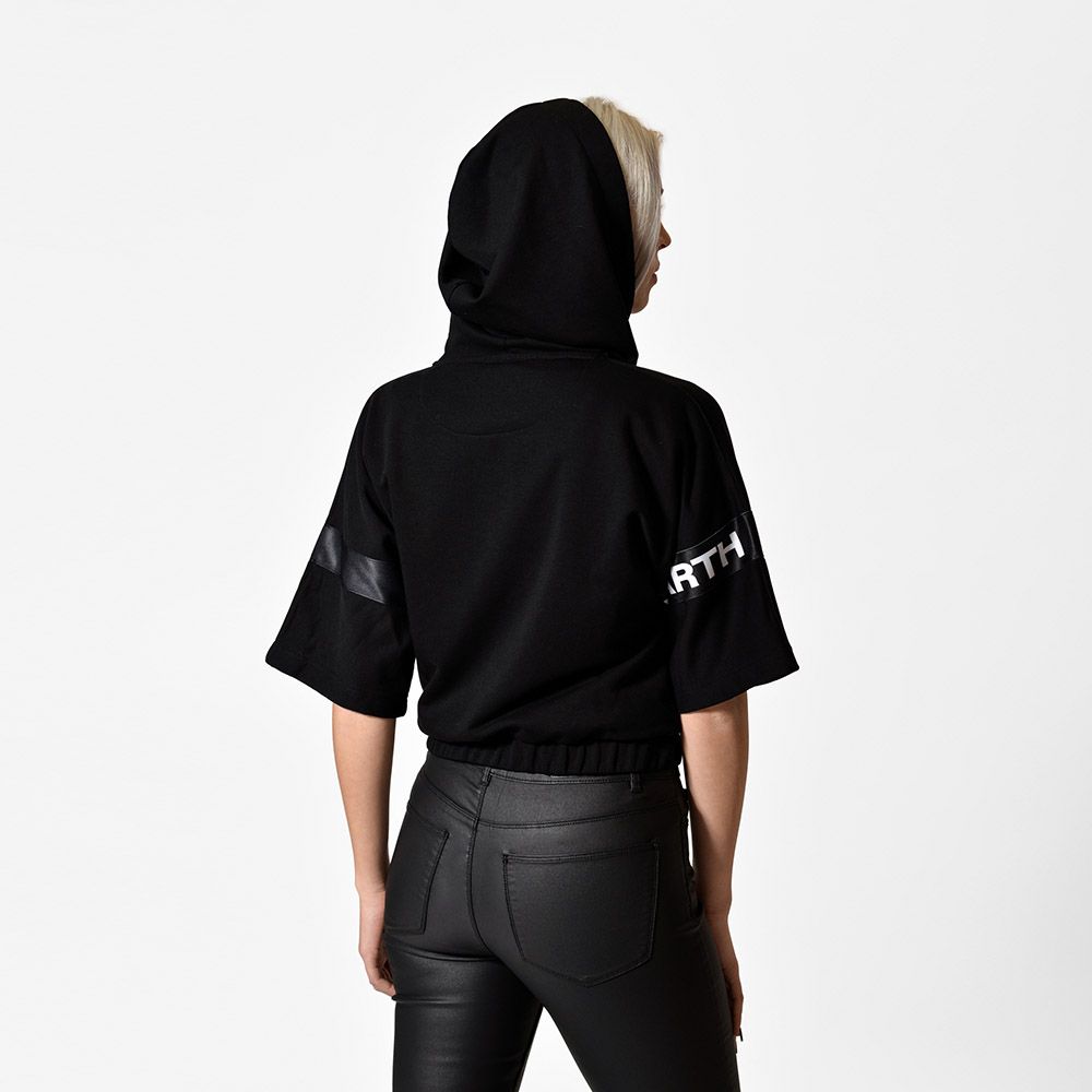 Abarth Damen Sweatshirt Jacke  | Farbe Schwarz