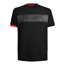Abarth Herren T-Shirt mit schwarzem Abarth 3D-Schriftzug | Farbe Schwarz